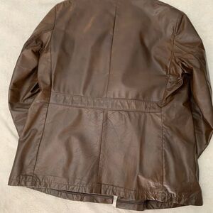 Vintage Mens big&tall Leathercraft size 46 zip out lining